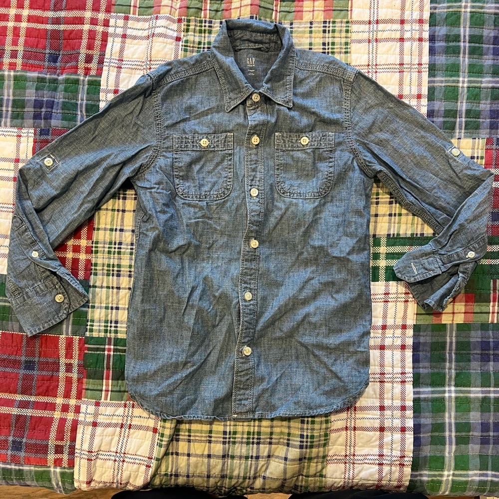 Gap Kids Denim Shirt - Size Small (S Regular)